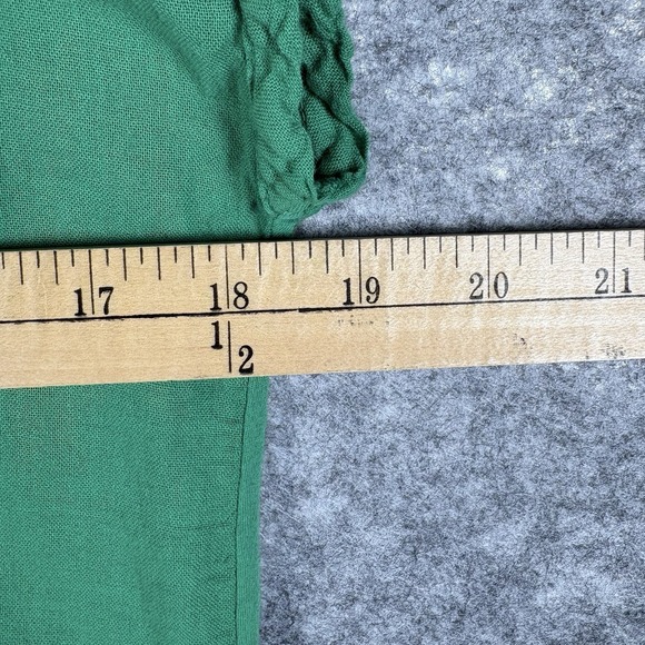 HARTFORD‎ Short Sleeve Top Women's Size 0 Green Button Up Blouse Boho NWOT - Picture 6 of 7